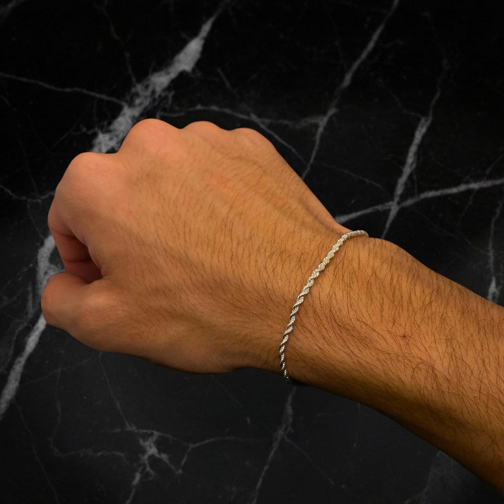 Pulsera Tourbillon Plata 925 | 2mm